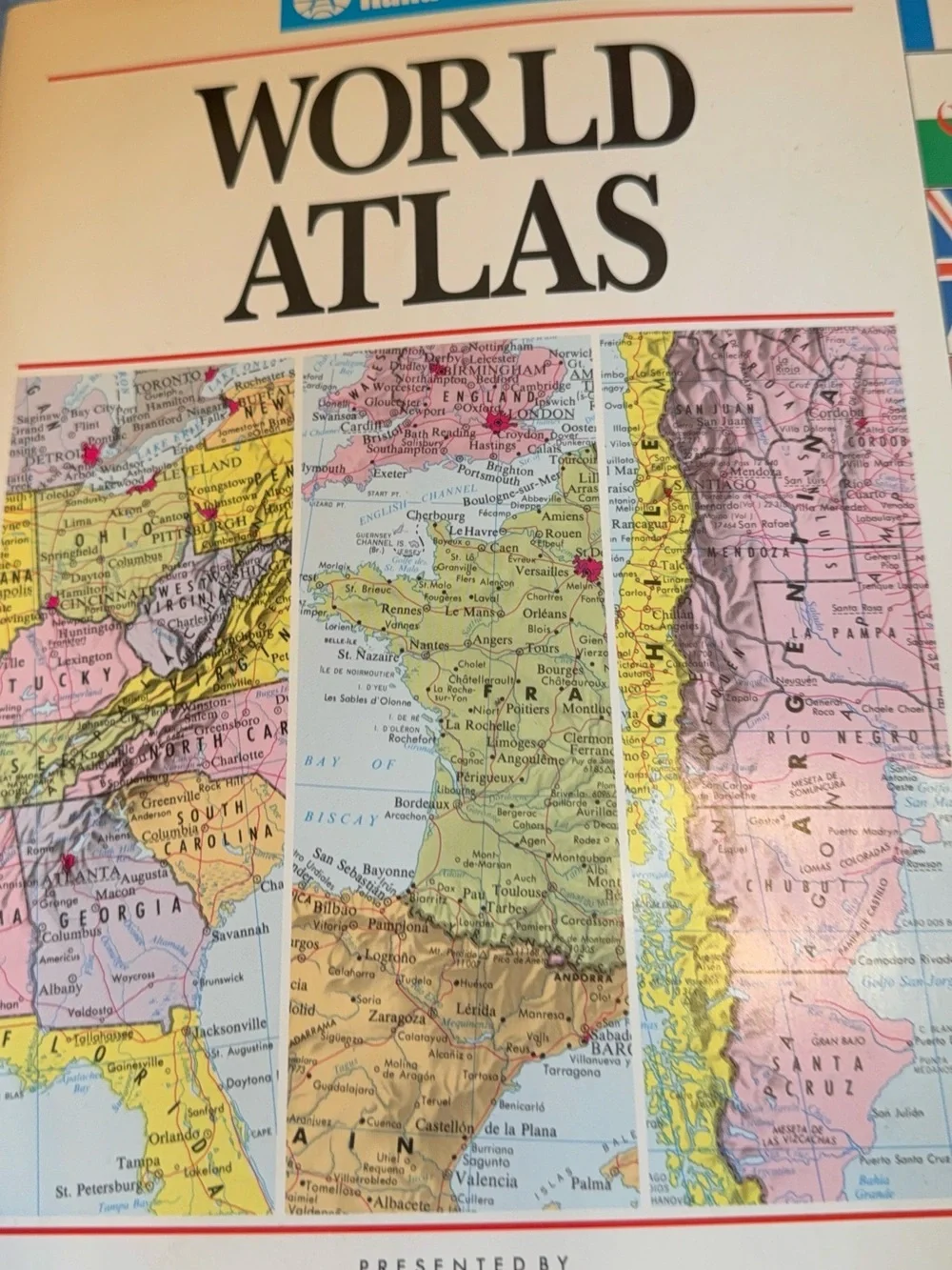 1990s Paperback World Atlas